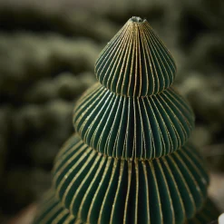 Deko-Baum Wabe, Dunkelgrün/4 Stufen, 15 Cm