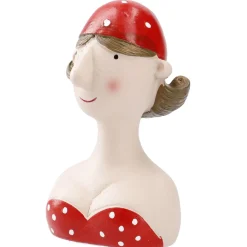 Deko-Kopf See, Frau, 12 Cm