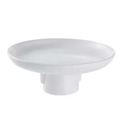 Deko-Schale Auf Fuß, Weiß, 20 Cm