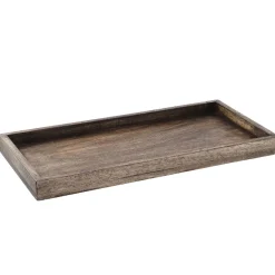 Dekoschale Natur, Braun, 40 X 19 X 3 Cm