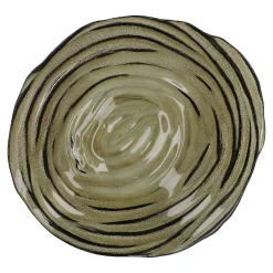 Deko-Schale Tornado, Dunkelgrün, 32 Cm