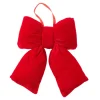 Deko-Schleife, Hängend/rot, 29 Cm
