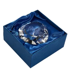 Diamant-Herz Mit Spruch, Freundin, 8 Cm