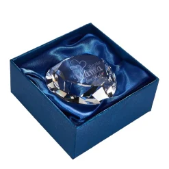 Diamant-Herz Mit Spruch, Mama, 8 Cm