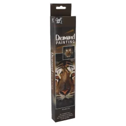 Diamond Painting, Tiger, 30 X 30 Cm