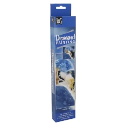 Diamond Painting, Wolf, 30 X 30 Cm