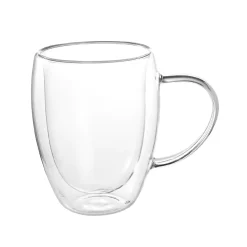 Doppelwand-Glas Mit Henkel, 340 Ml