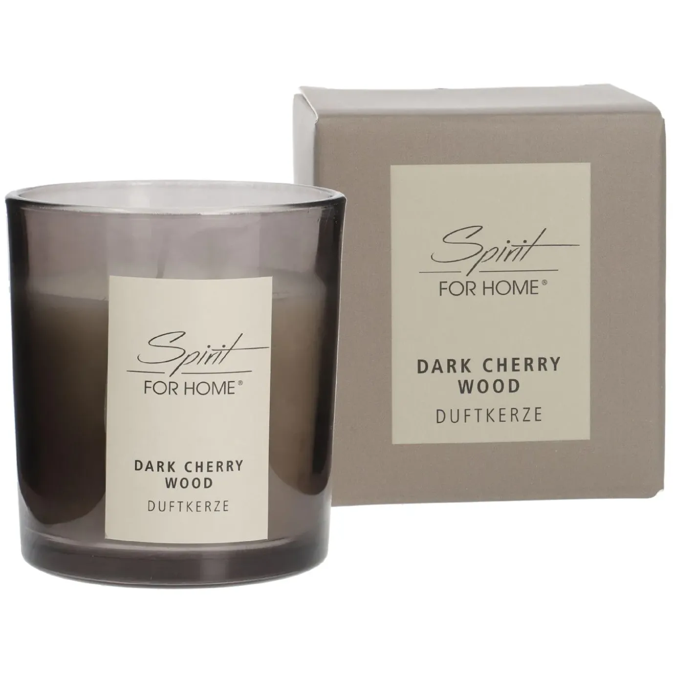 Duftkerze Home, Darkcherry/Wood, 140 G