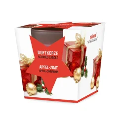 Duftkerze Im Glas, Xmas, Apfel-Zimt