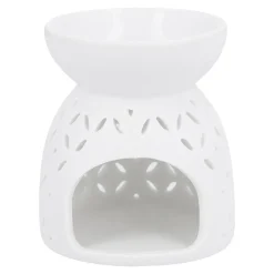 Duftlampe Motiv, Kreuze/weiß, 9.5 Cm