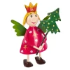 Engel Mini, Tanne/rot, 10 Cm