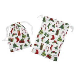 2er Set Beutel Weihnachten, Klassisch