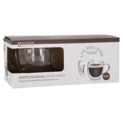 2er Set Doppelwand-Espressoglas, 80 Ml
