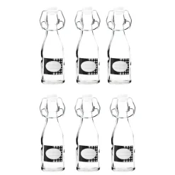 6er Set Flasche Mit Bügelverschluss, 150 Ml