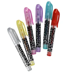 6er Set Gelstift Mini, Glitzer