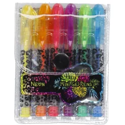 6er Set Gelstift Mini, Neon