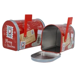 2er Set Keksdose Briefkasten, Rot