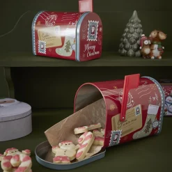 2er Set Keksdose Briefkasten, Rot