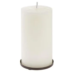 4er Set Kerzenuntersetzer, Matt Braun