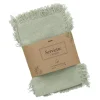 2er Set Serviette, Grün, 35 X 35 Cm