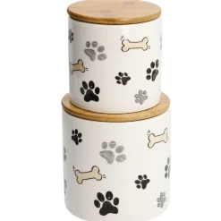 2er Set Vorratsdose Haustier, Pfoten