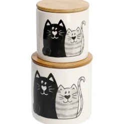 2er Set Vorratsdose Haustier, Katzen