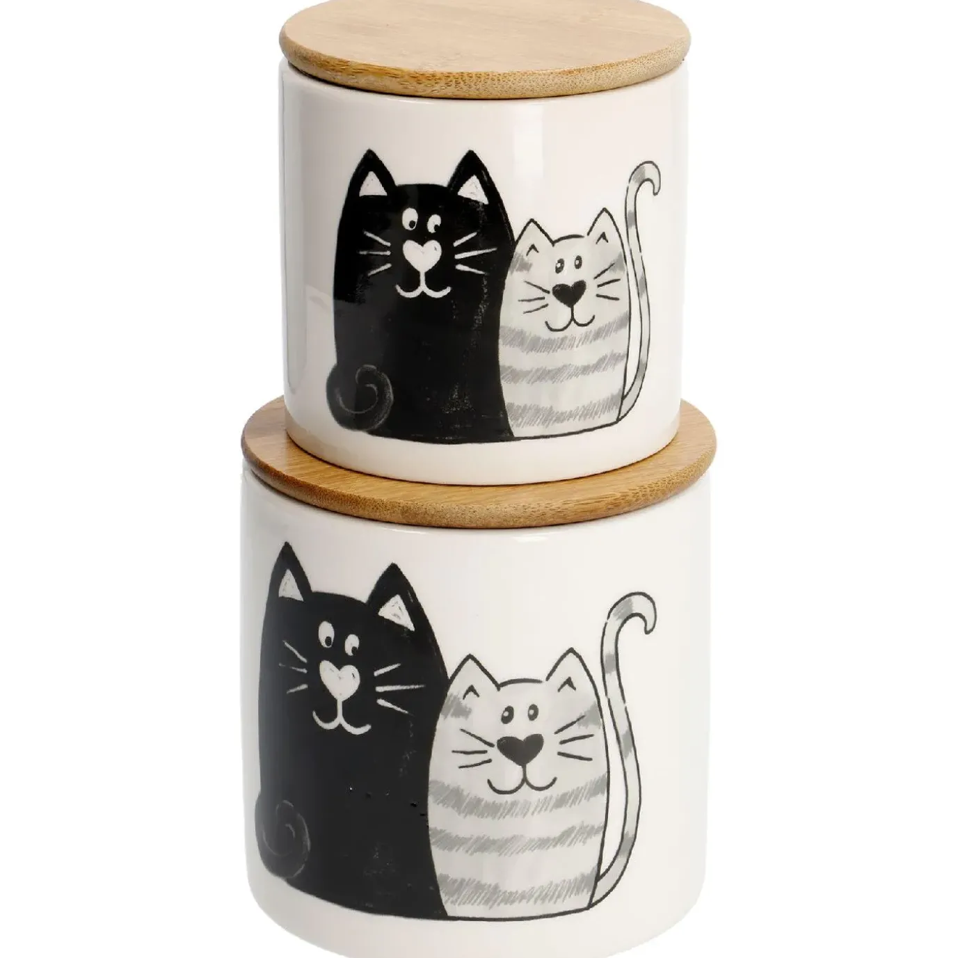 2er Set Vorratsdose Haustier, Katzen