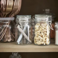 6er Set Vorratsglas Mit Bügelverschluss, 250 Ml