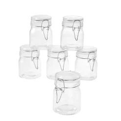 6er Set Vorratsglas Mit Bügelverschluss, 150 Ml