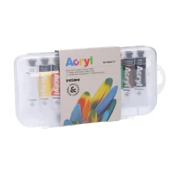 10er-Set Acrylfarben, 10 X 18 Ml