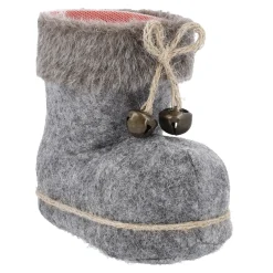 Fellstiefel, Grau, 14 Cm