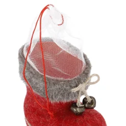 Fellstiefel, Rot, 14 Cm