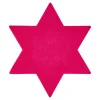 Filz-Untersetzer Stern, 25 Cm, Pink