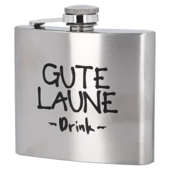 Flachmann Spruch, Gute Laune, 150 Ml