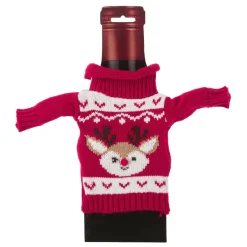 Flaschenbezug Strick, Rehkitz