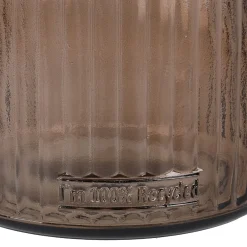 Flaschenvase Daroca, Taupe, 23 Cm