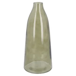 Flaschenvase Farbe, Dunkelgrün, 12 X 27 Cm