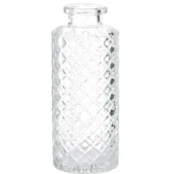 Flaschen-Vase Rauten, Schmal