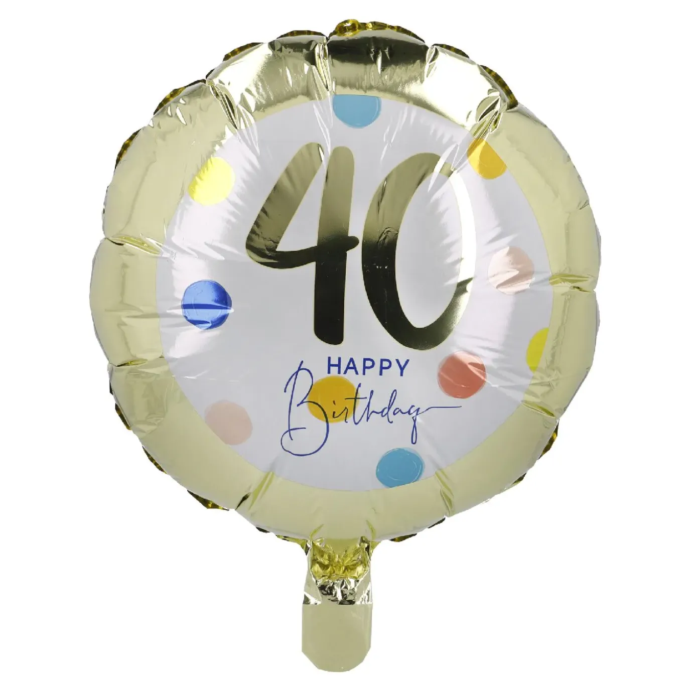 Folienballon Geburtstag, 40, 45 Cm