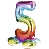Folienballon Zahl 5, Stehend, 81 Cm