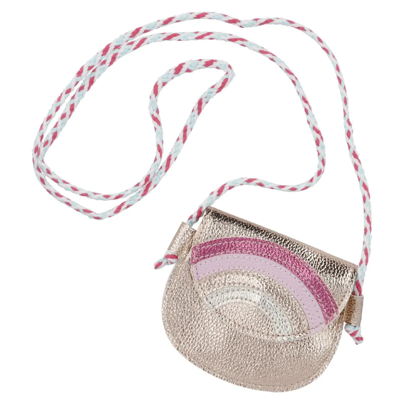 Geldbörse Patch, Regenbogen/gold