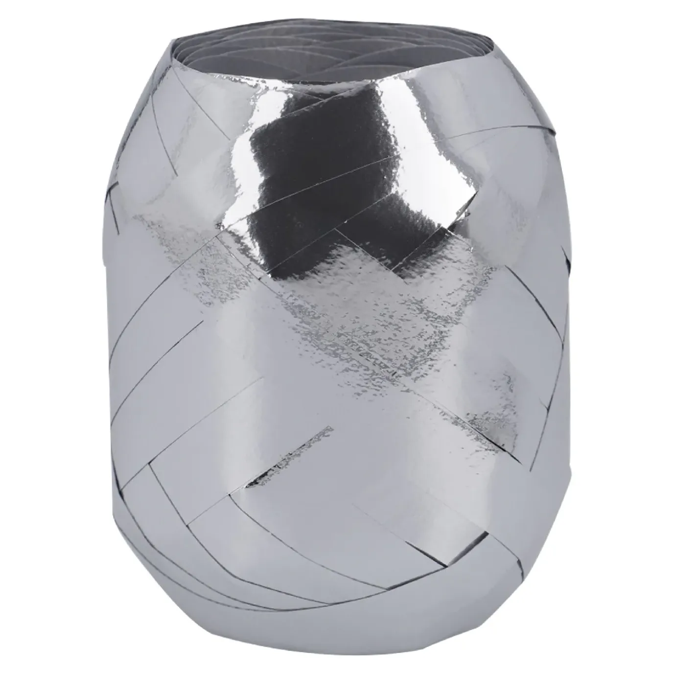 Geschenkband Eiknäuel, Uni/silber, 30 M