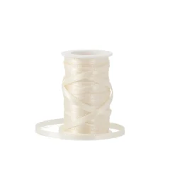 Geschenkband Satin, Creme, 3mm X 10m