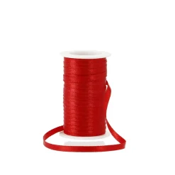 Geschenkband Satin, Rot, 3mm X 10m