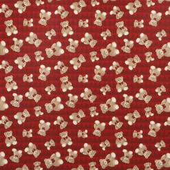 Geschenkpapier Bär, Rot, 2 M