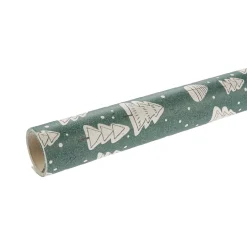 Geschenkpapier Graspapier, Bäume/grün, 1 X 3 M