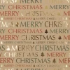 Geschenkpapier Xmas-Motiv, Schrift, 2 M
