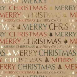 Geschenkpapier Xmas-Motiv, Schrift, 2 M