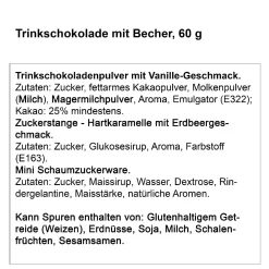 Geschenk-Set Trinkschokolade + Becher, Haus/Schlittschuh