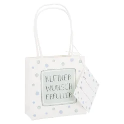 Geschenktüte Spruch, Wunscherfüller, 10 X 10 Cm